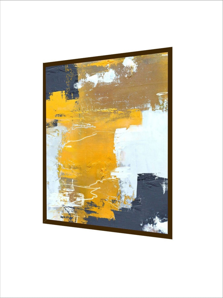 Abstract Layers in Earth Tones - Abstract Expressionism