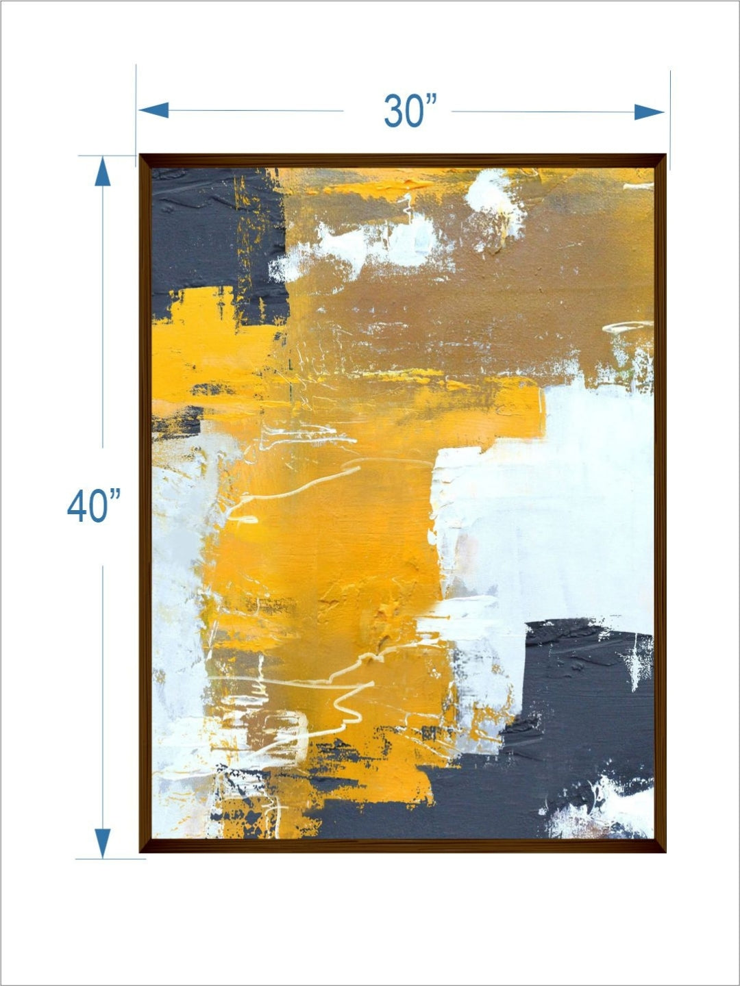 Abstract Layers in Earth Tones - Abstract Expressionism