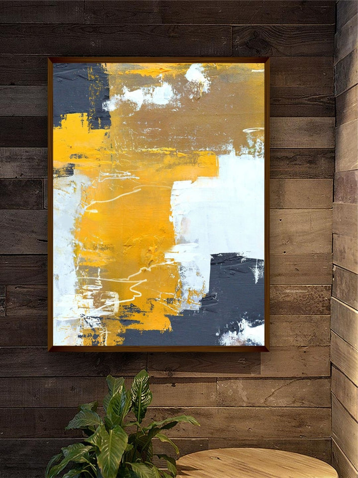 Abstract Layers in Earth Tones - Abstract Expressionism