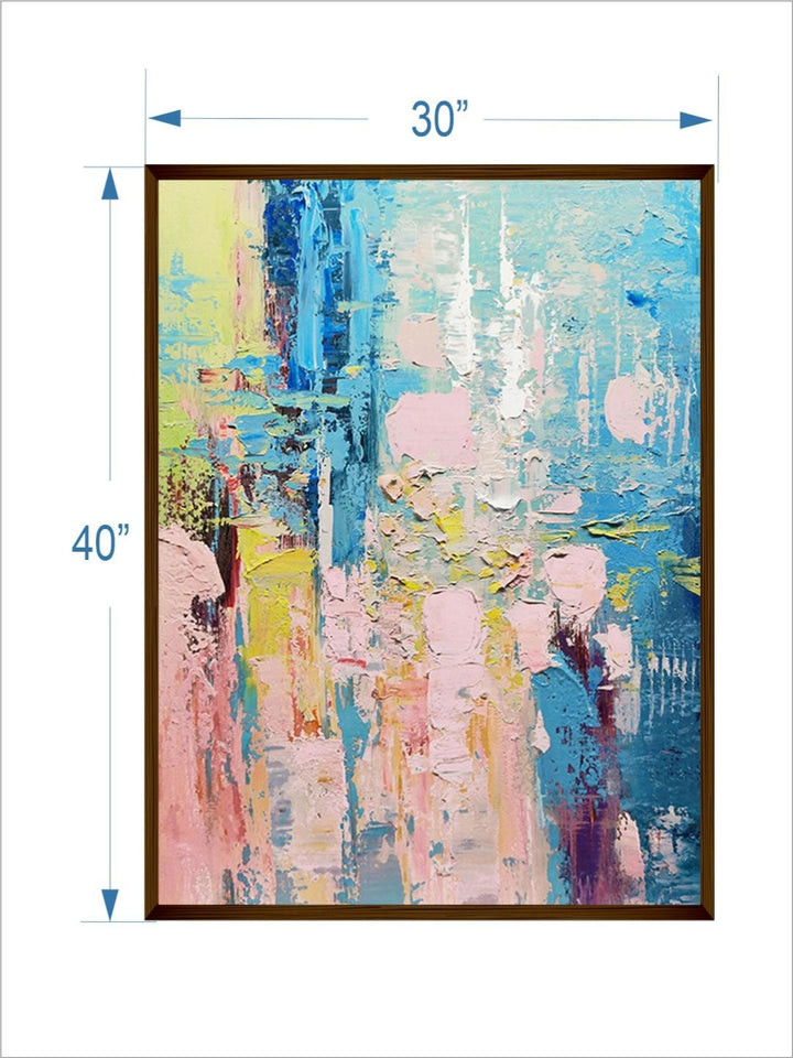 Eternal Spring?s Embrace - Large Abstract Painting