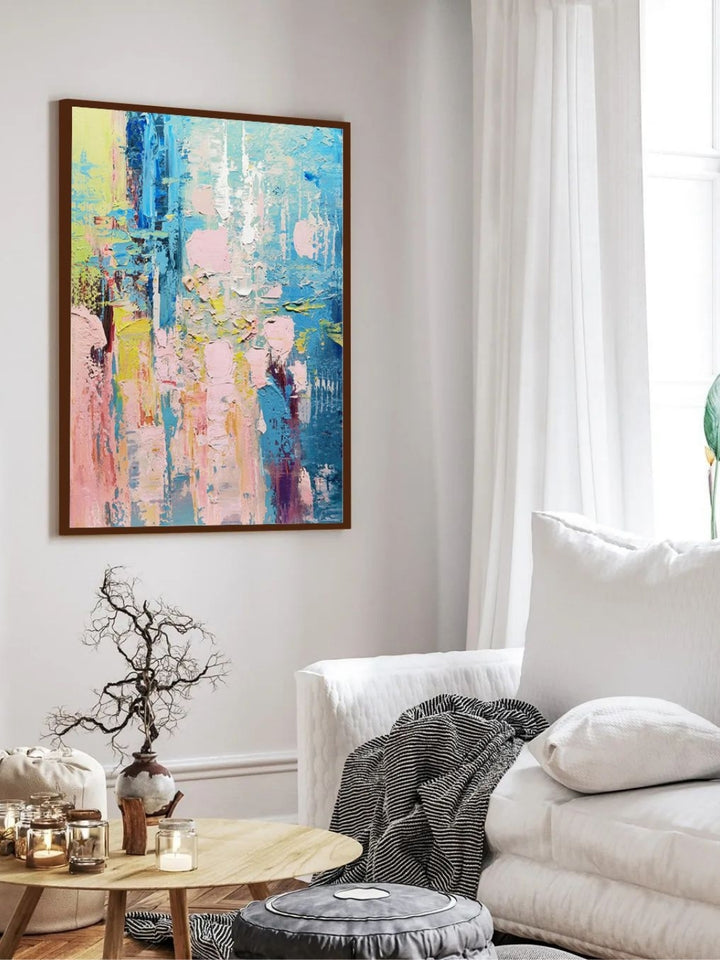 Eternal Spring?s Embrace - Large Abstract Painting