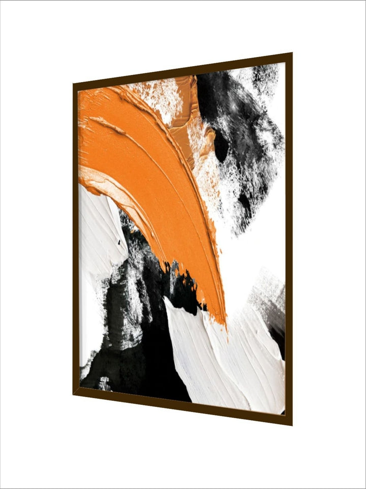 Sunset Swirl in Monochrome - Minimalist Canvas Art