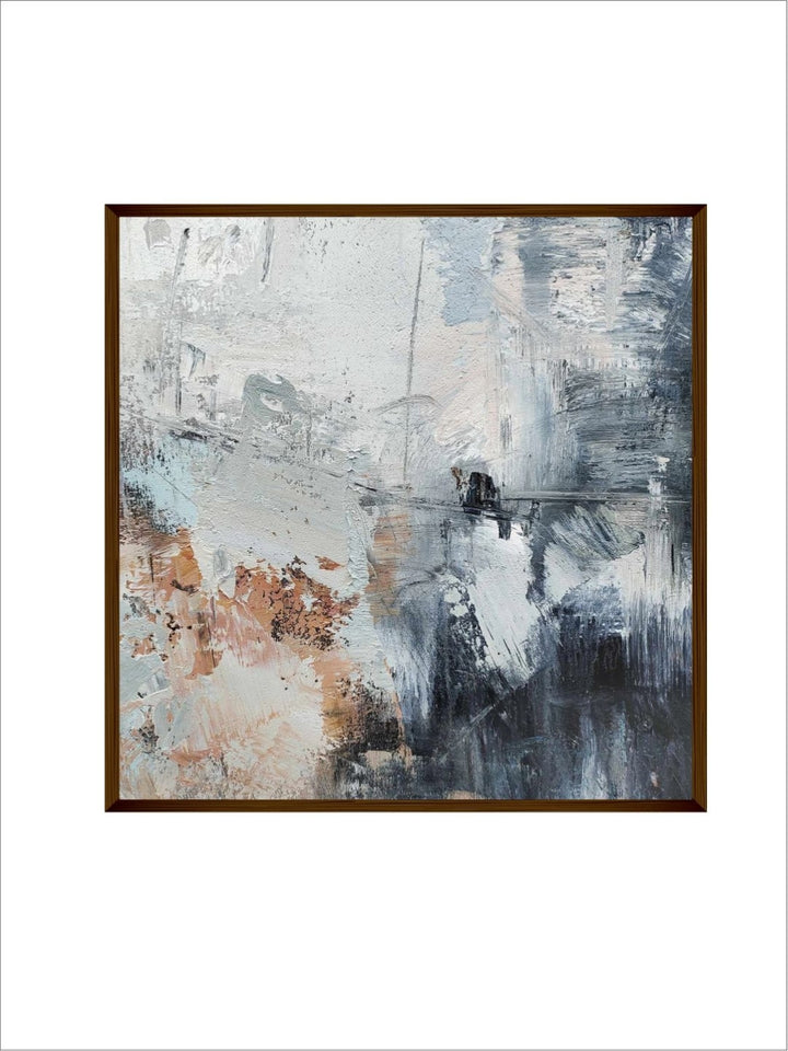 Whispers of Winter?s End - Floral canvas art