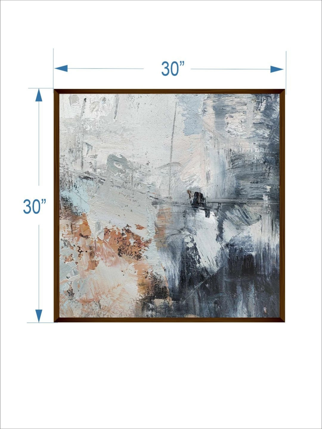 Whispers of Winter?s End - Floral canvas art