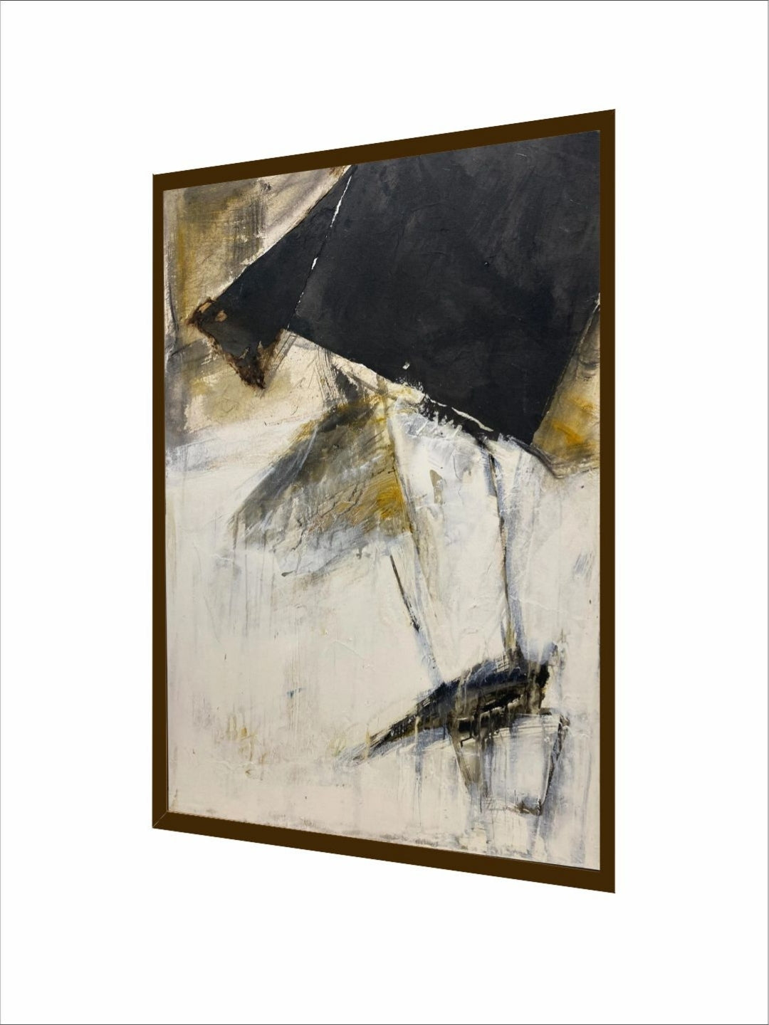 Dance of Shadows and Light - Black Abstract Art