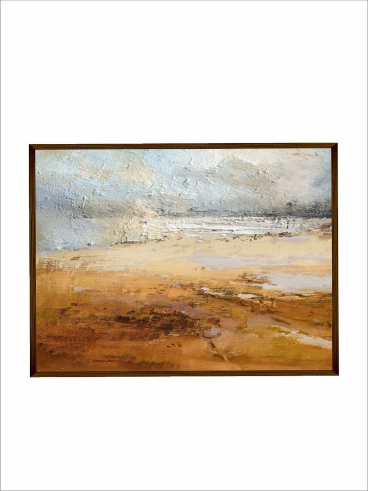 Nature?s Palette Dunes and Clouds - Abstract beach painting