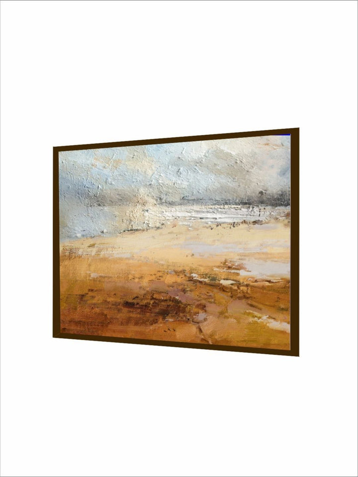 Nature?s Palette Dunes and Clouds - Abstract beach painting