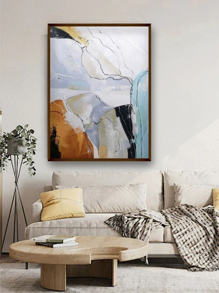 Whispering Winds Colorful Silence - Creative wall decor