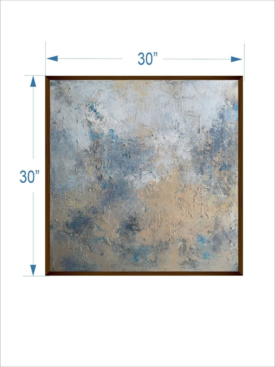 Whispers of a Clouded Sky - Abstract Artwork Decor