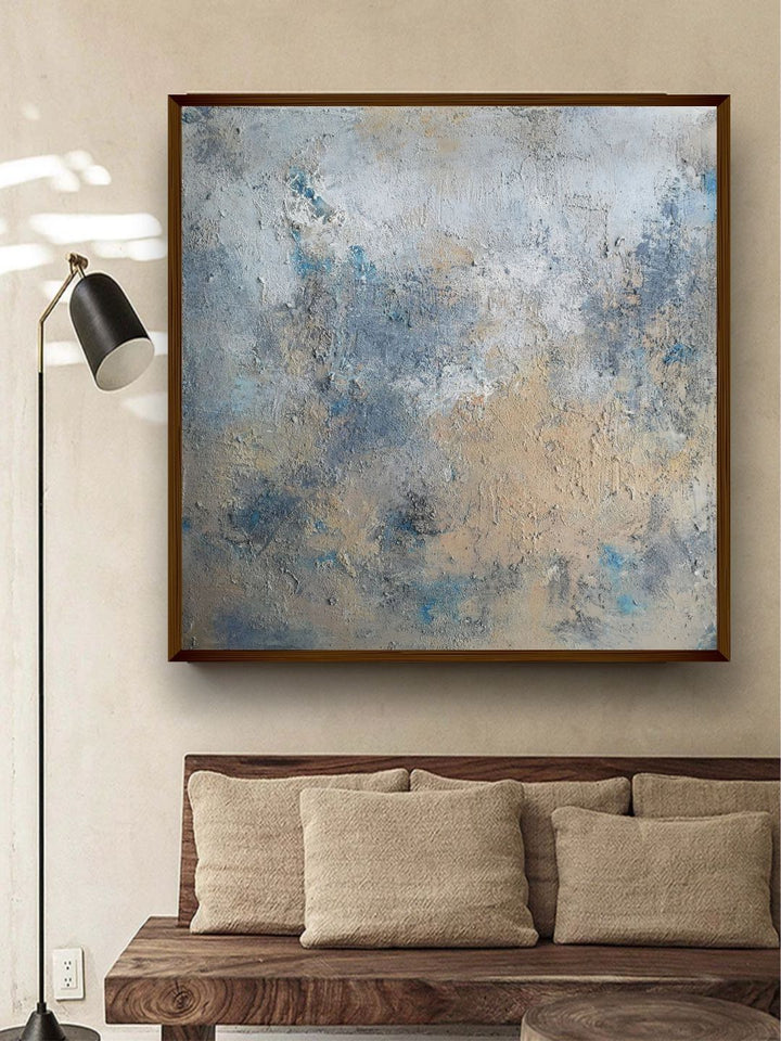 Whispers of a Clouded Sky - Abstract Artwork Decor