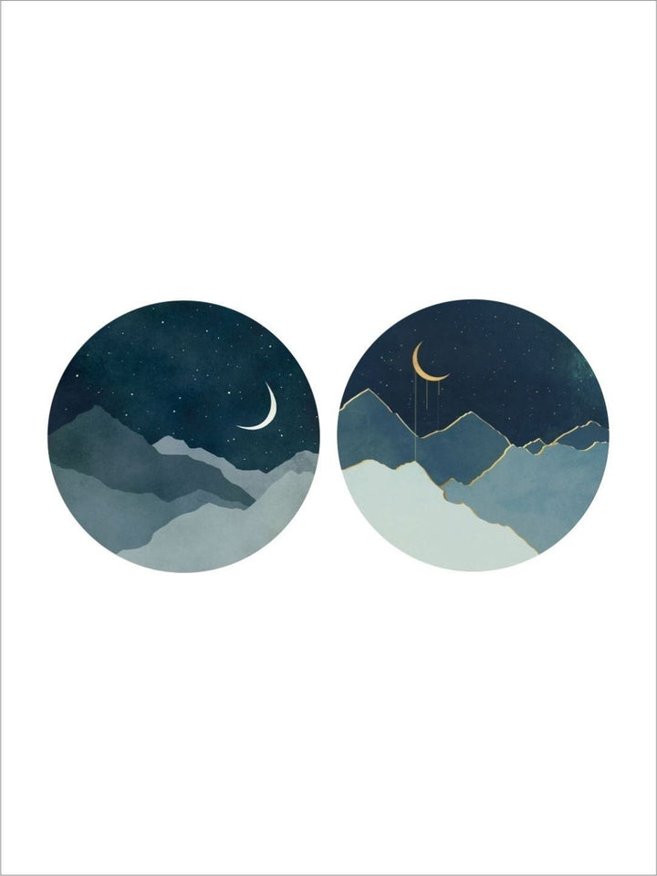 Starry Night?s Twin Alpine Dreams - Decorative wall art