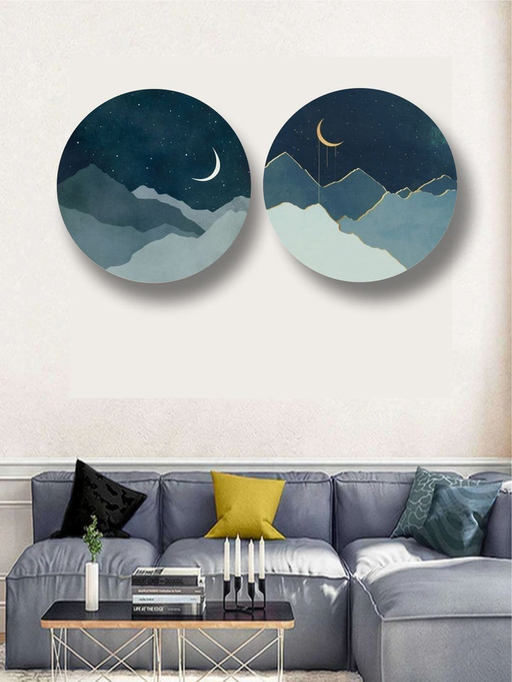Starry Night?s Twin Alpine Dreams - Decorative wall art