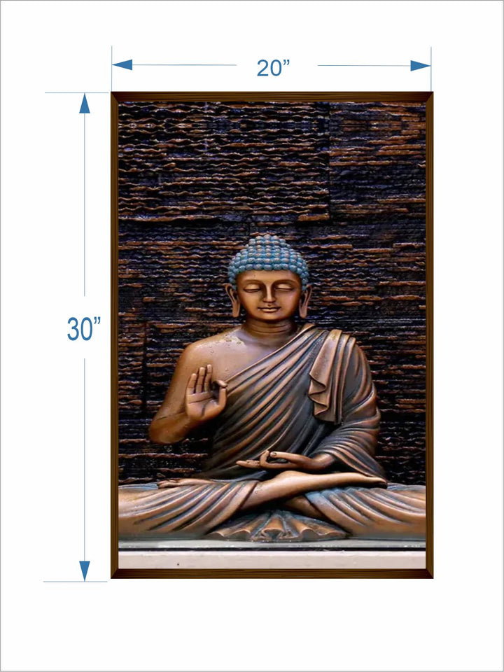 Contemplation Amidst Timeless Walls - Tranquility wall art