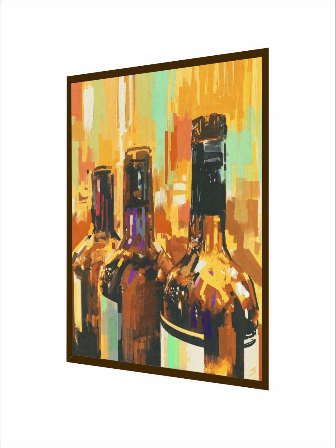 Reflections of a Toast - Colorful canvas Wall Art