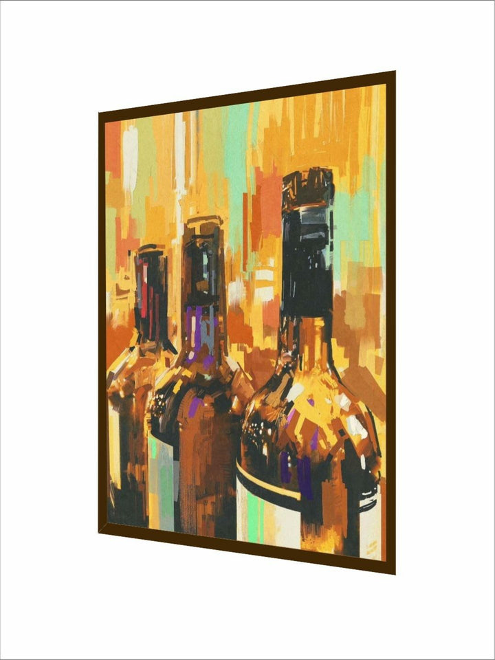 Reflections of a Toast - Colorful canvas Wall Art