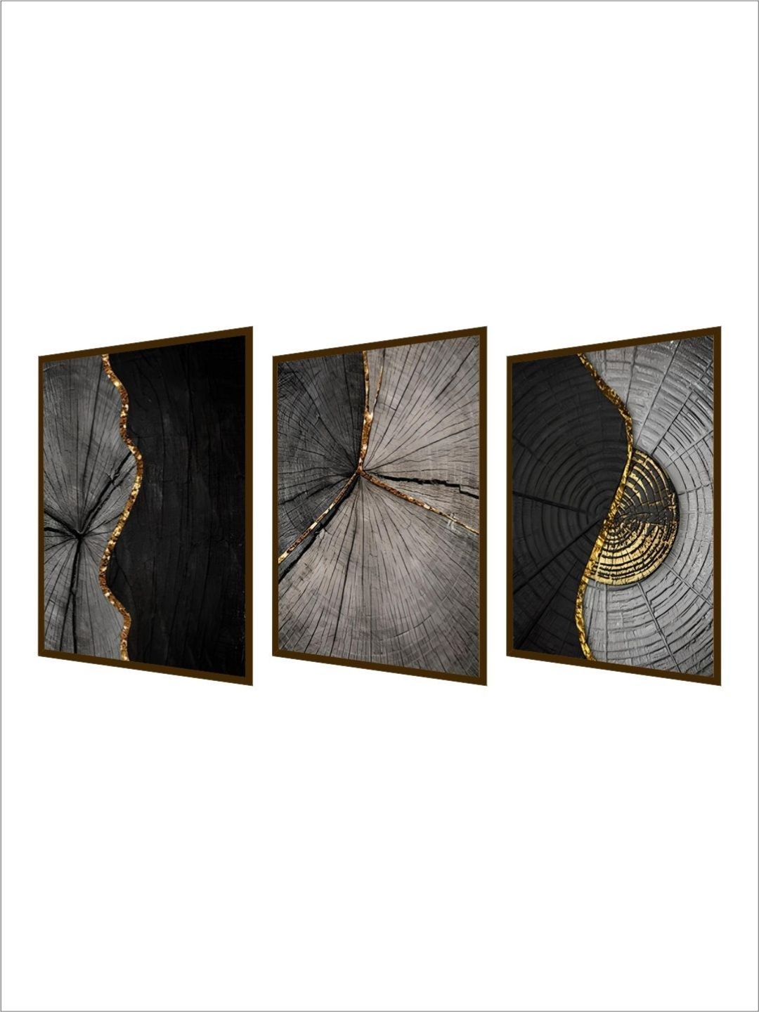 Sylvan Secrets in Gold - Modern minimalist art