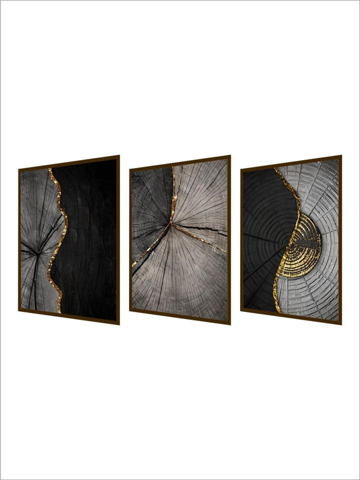 Sylvan Secrets in Gold - Modern minimalist art