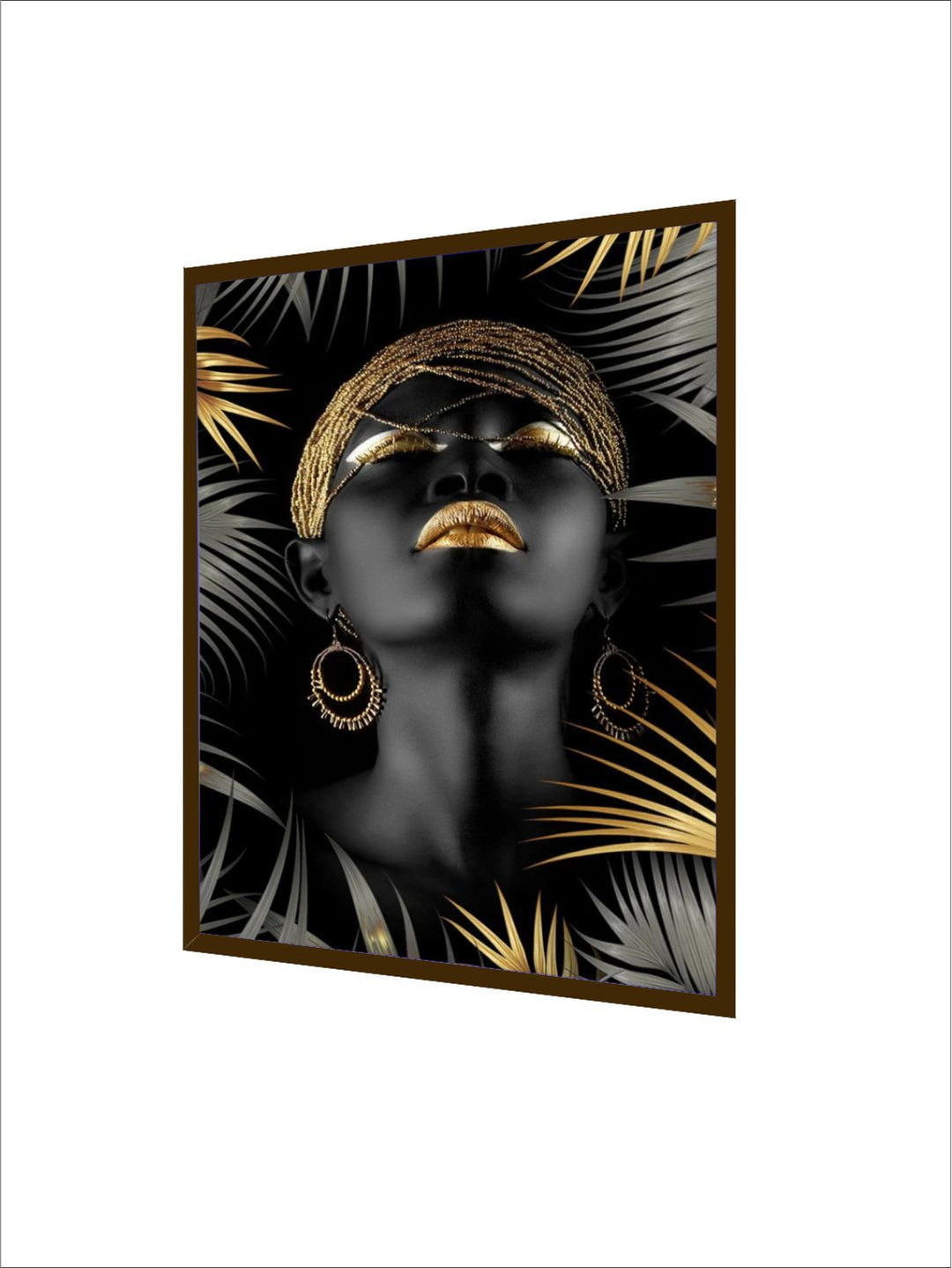 Silhouette in Gilded Harmony