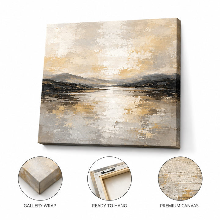 Zen Trilogy — Three-Panel Japanese Ink Canvas Wall Art