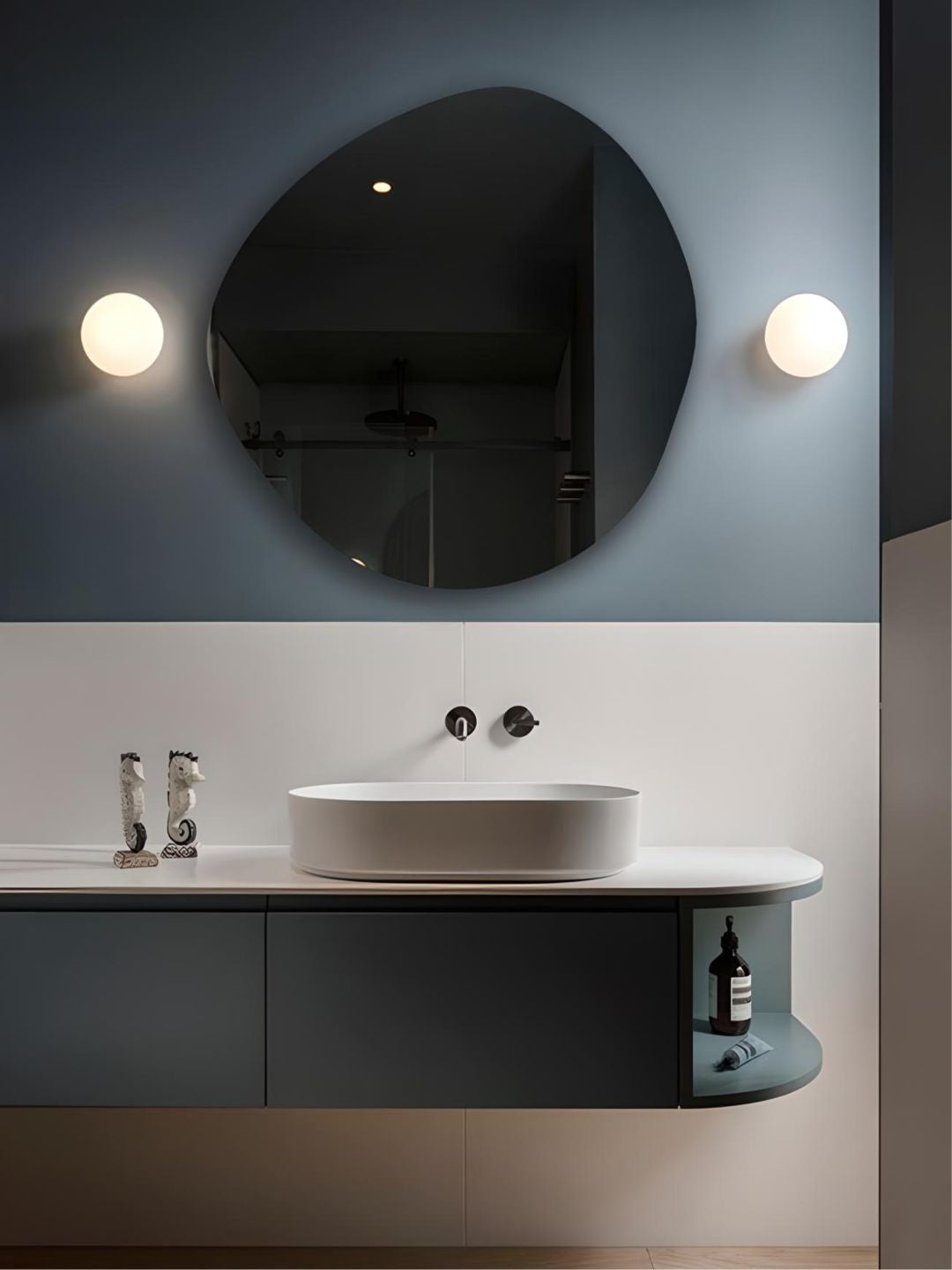 Assymetric Mirrors