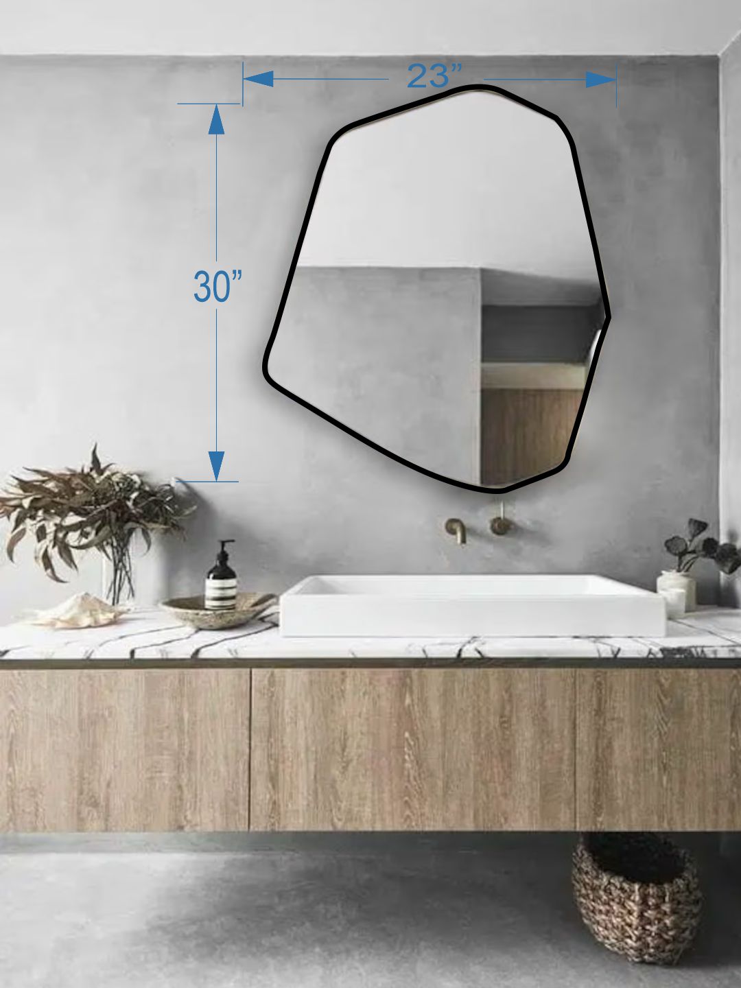 Assymetric Mirrors