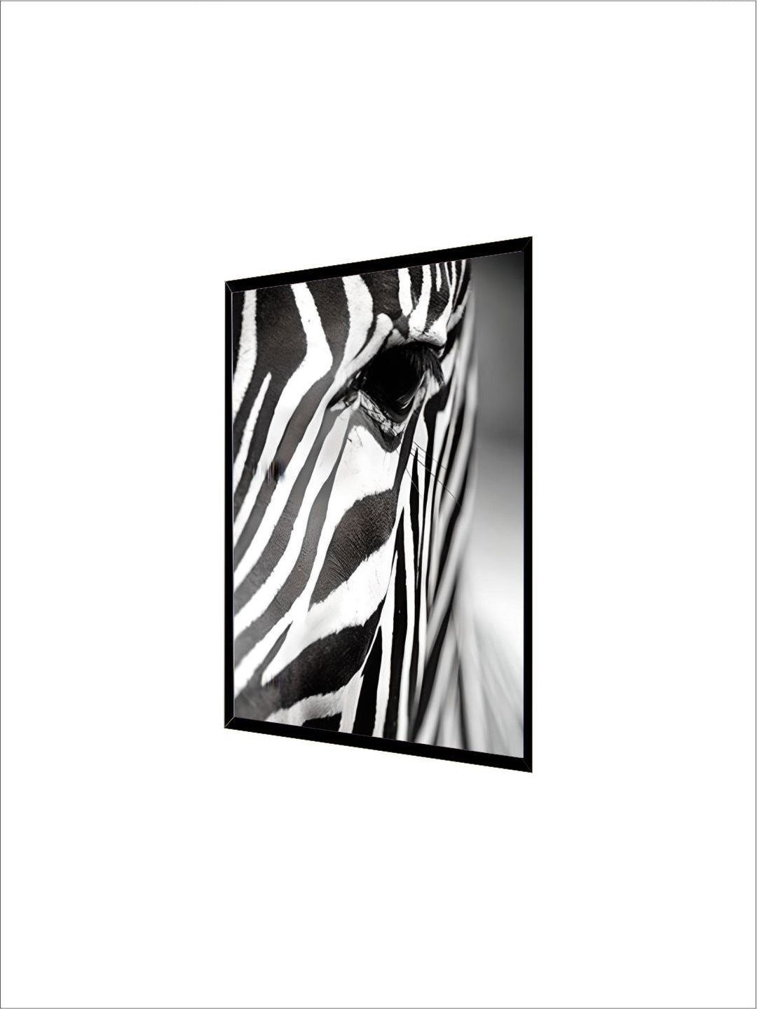 Stunning Zebra Wall Art Black And White Fine Art Canvas Giclee Print Nordic Style Pictures For Living Room Dining Room Modern Interior Decor