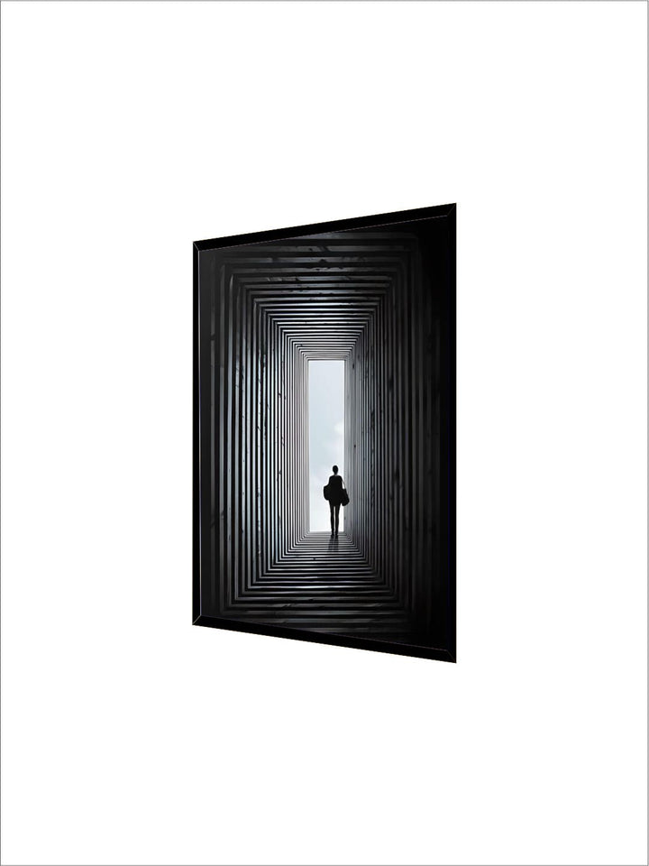 The Light At The End Of The Tunnel Wall Art Fine Art Canvas Print Modern Abstract Black And White Posters Nordic Style Home Interior Decoration
