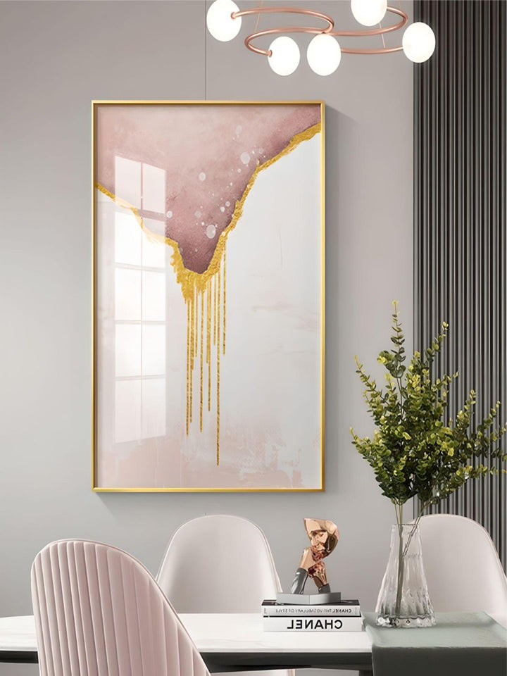 Subtle Pink Abstract Wall Art Fine Art Canvas Prints Nordic Art Paintings For Bedroom Living Room Modern Scandinavian Interior Wall Art Decor