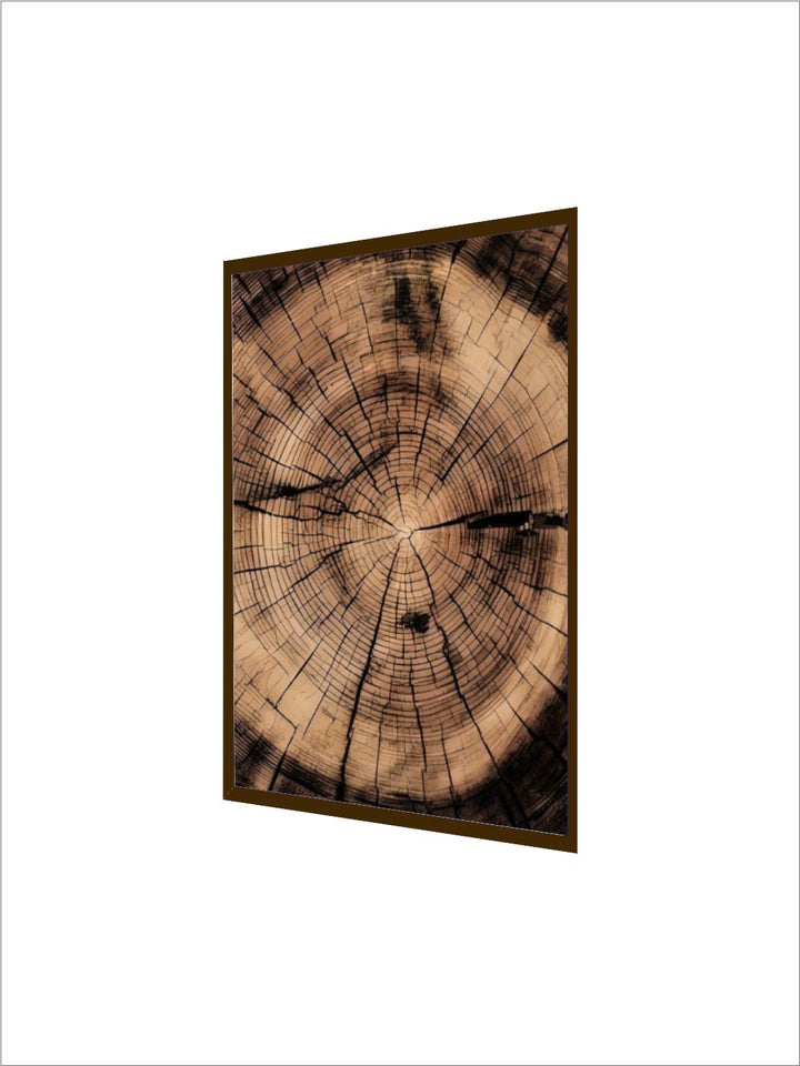 Wilderness Mountain Landscape Nordic Wall Art Wild Animals Forest Deer Rustic Wood Tree Rings Fine Art Canvas Prints Scandinavian Style Home Interior Decor
