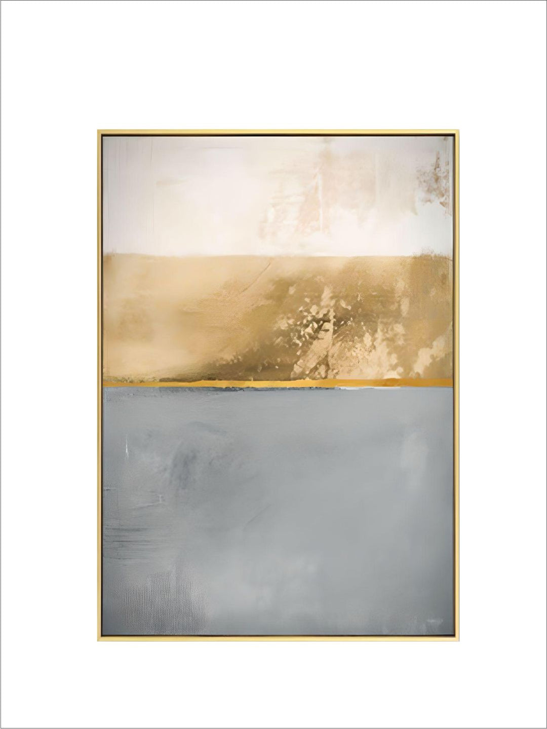 Abstract Elements Nordic Wall Art Fine Art Canvas Prints Gray White Golden Pictures For Luxury Living Room Bedroom Home Office Art Decor