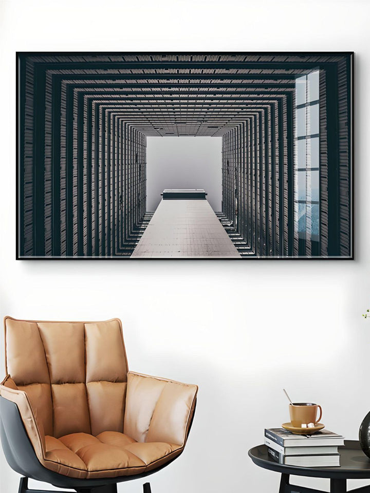 Modern Abstract Architectural Wall Art Fine Art Canvas Prints Minimalist Design Pictures For Loft Living Room Apartment Decor Home & Office Interiors