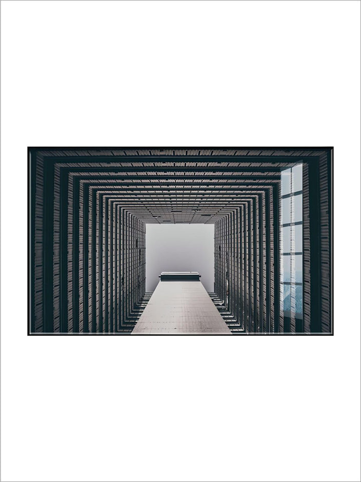 Modern Abstract Architectural Wall Art Fine Art Canvas Prints Minimalist Design Pictures For Loft Living Room Apartment Decor Home & Office Interiors