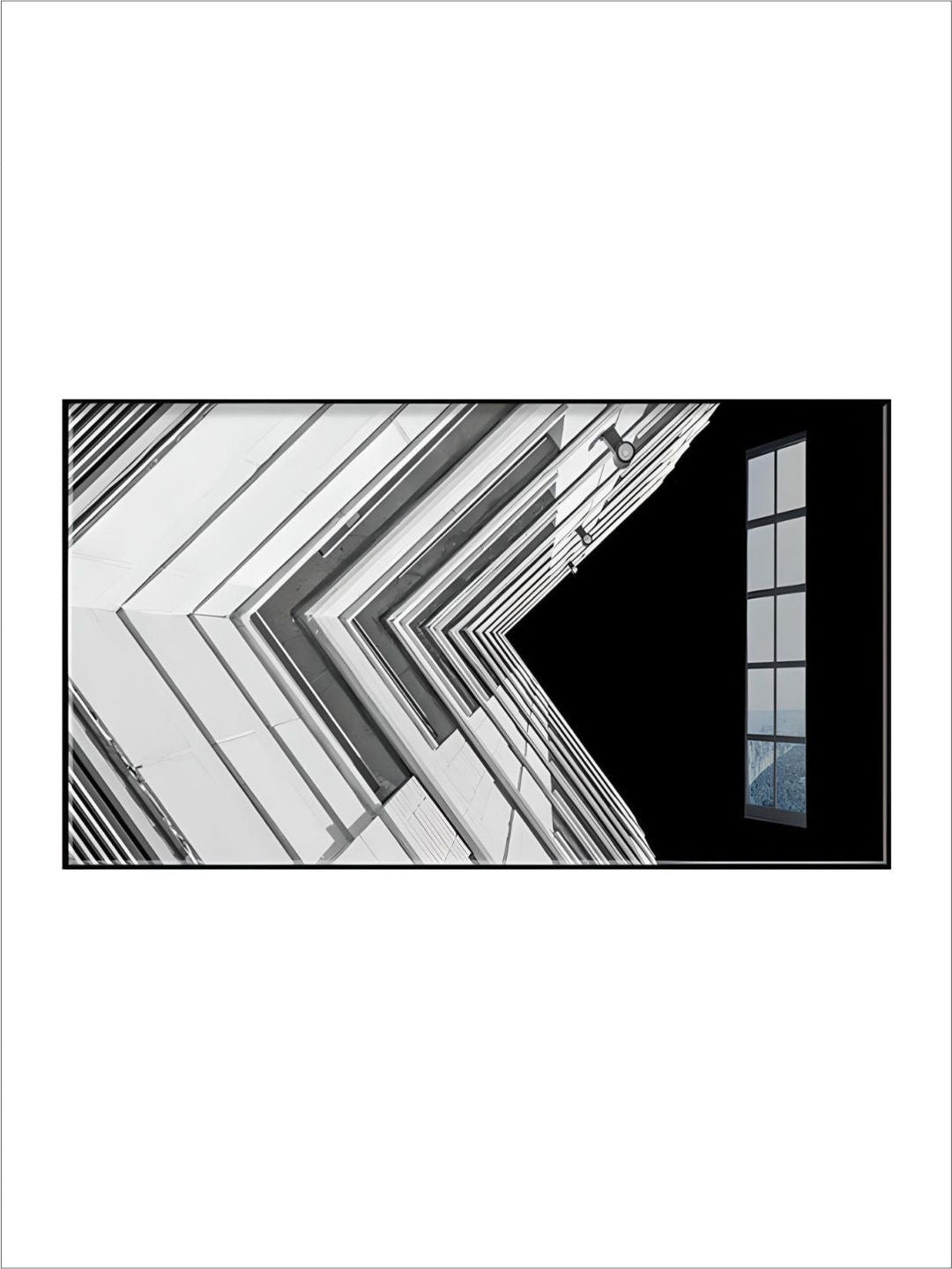 Modern Abstract Architectural Wall Art Fine Art Canvas Prints Minimalist Design Pictures For Loft Living Room Apartment Decor Home & Office Interiors