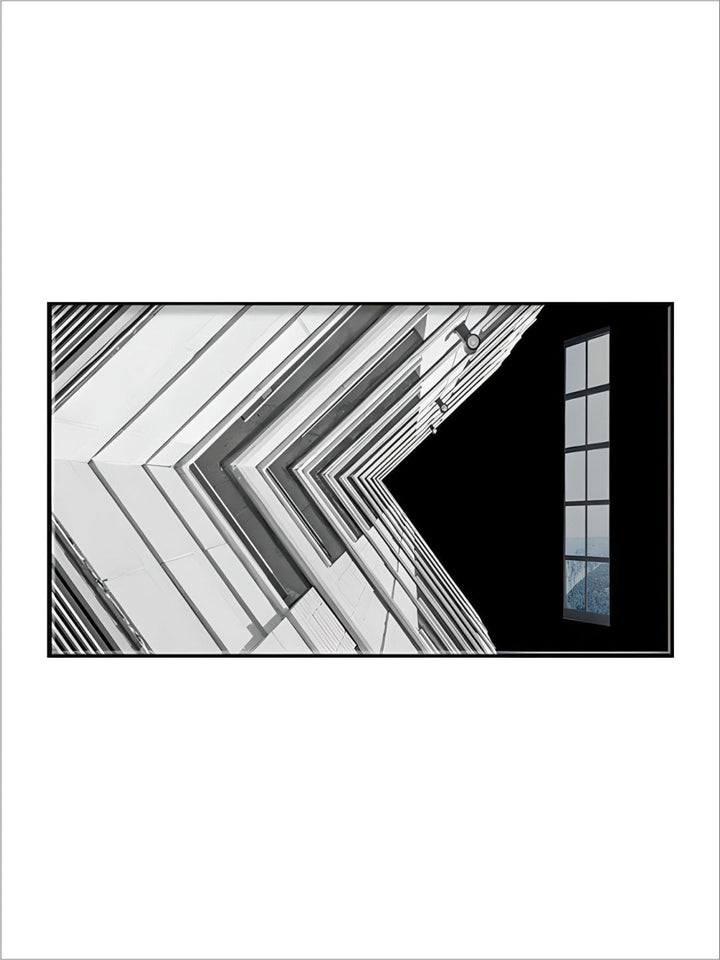 Modern Abstract Architectural Wall Art Fine Art Canvas Prints Minimalist Design Pictures For Loft Living Room Apartment Decor Home & Office Interiors