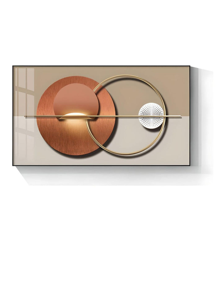 Abstract Sun Moon Geometry Wall Art Fine Art Canvas Prints Modern Pictures For Luxury Living Room Dining Room Bedroom Contemporary Nordic Art Decor