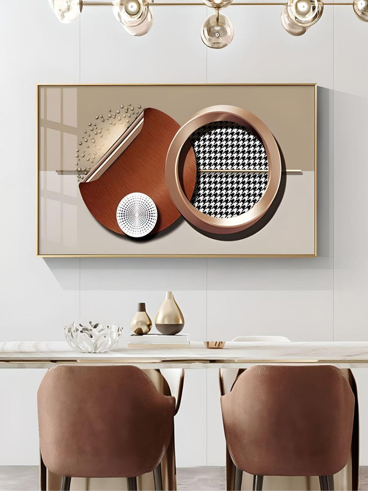 Abstract Sun Moon Geometry Wall Art Fine Art Canvas Prints Modern Pictures For Luxury Living Room Dining Room Bedroom Contemporary Nordic Art Decor