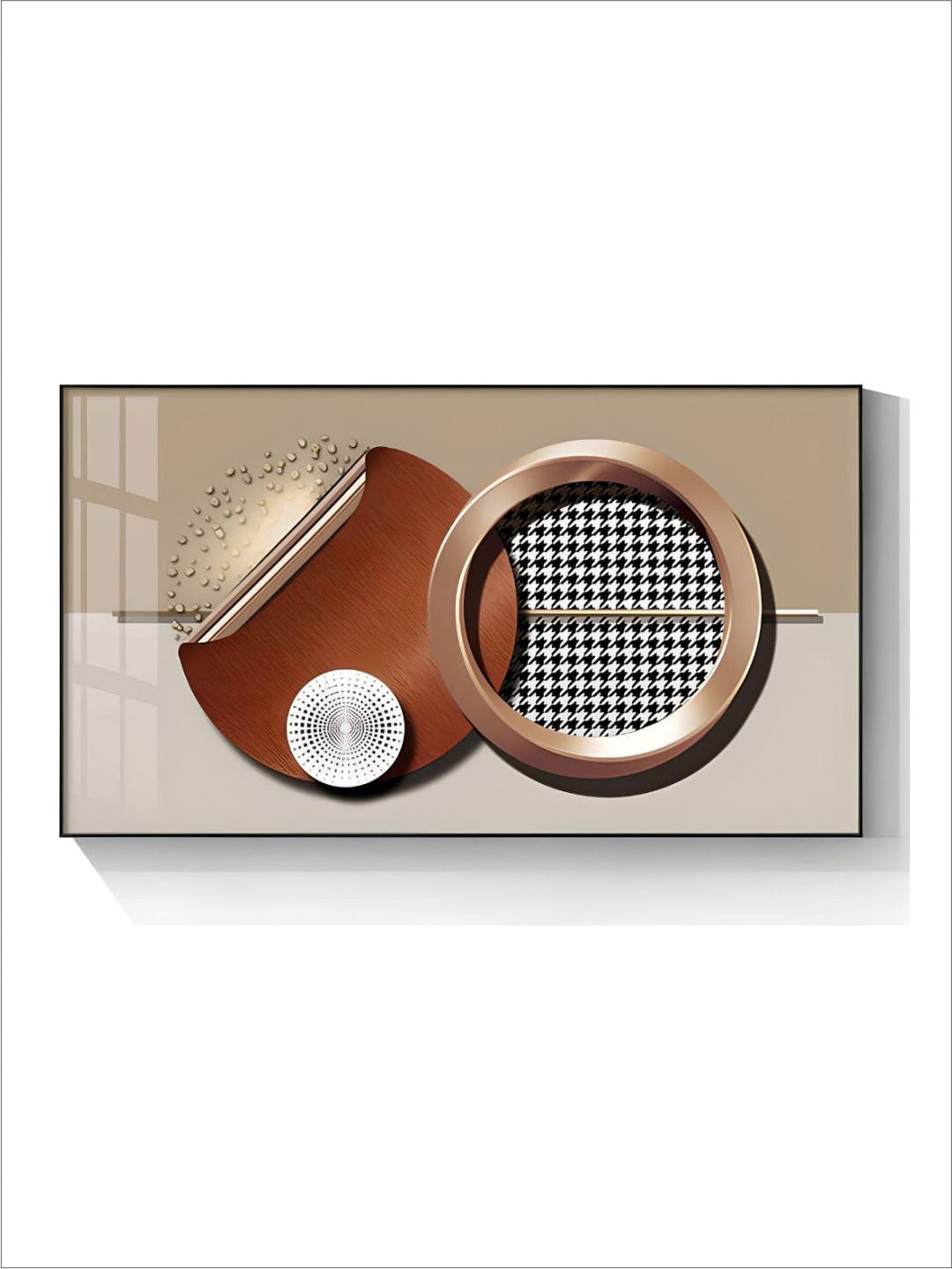 Abstract Sun Moon Geometry Wall Art Fine Art Canvas Prints Modern Pictures For Luxury Living Room Dining Room Bedroom Contemporary Nordic Art Decor