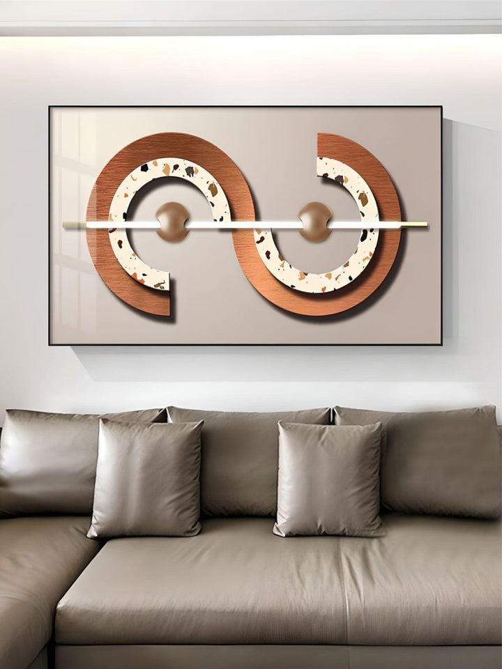 Abstract Sun Moon Geometry Wall Art Fine Art Canvas Prints Modern Pictures For Luxury Living Room Dining Room Bedroom Contemporary Nordic Art Decor
