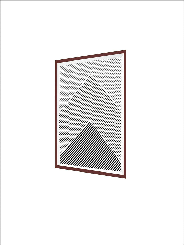 Modern Abstract Black And White Minimalist Geometric Line Art Fine Art Canvas Prints Nordic Style Wall Art For Office Or Home Interior Design