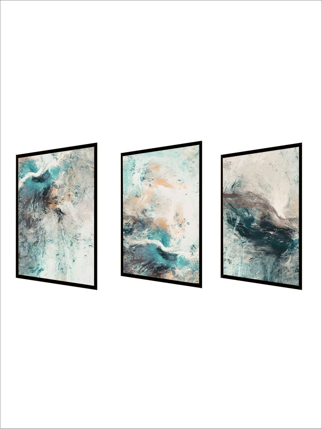 Minimalist Modern Abstract Wall Art Natural Shades Of Blue Green Fine Art Canvas Prints Nordic Style Pictures Scandinavian Home Office Interiors Art Decor