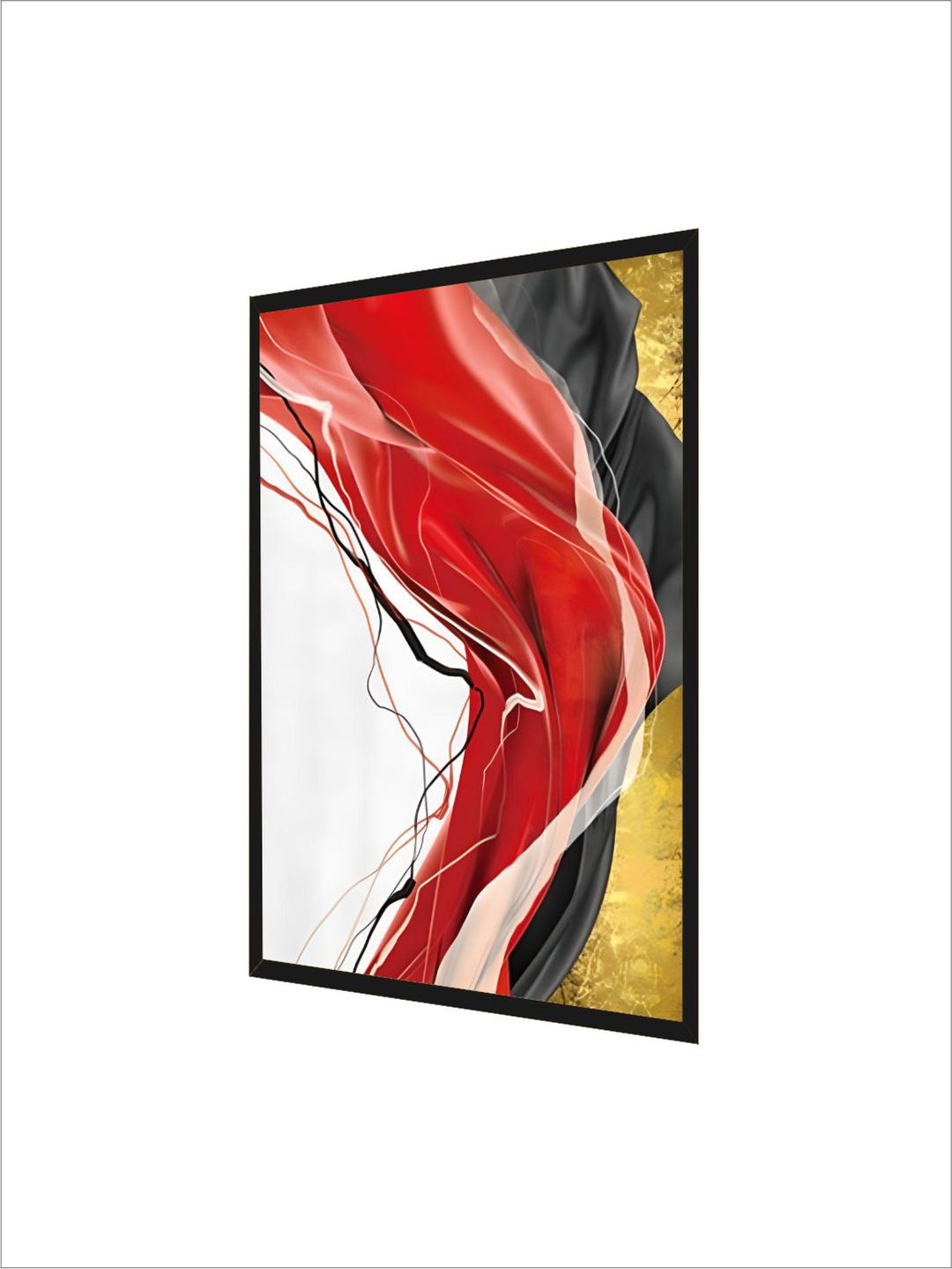 Abstract Luxury Nordic Marble Wall Art Stylish Golden Blue Green Red Fine Art Canvas Prints For Modern Home Office Interior Glam Decor