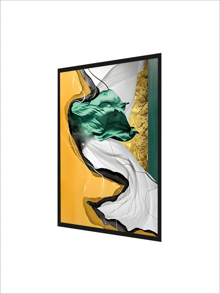 Abstract Luxury Nordic Marble Wall Art Stylish Golden Blue Green Red Fine Art Canvas Prints For Modern Home Office Interior Glam Decor