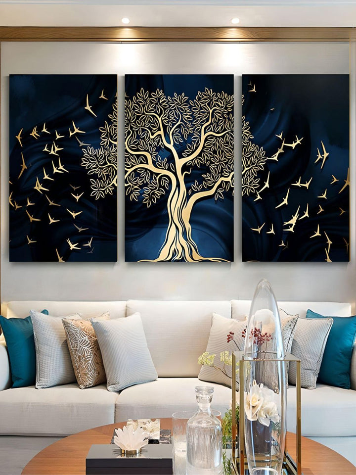 FRAMED Nordic Abstract Wall Art Fine Art Canvas Prints, Framed With Wood Frame. Sizes 20x30cm & 30x40cm