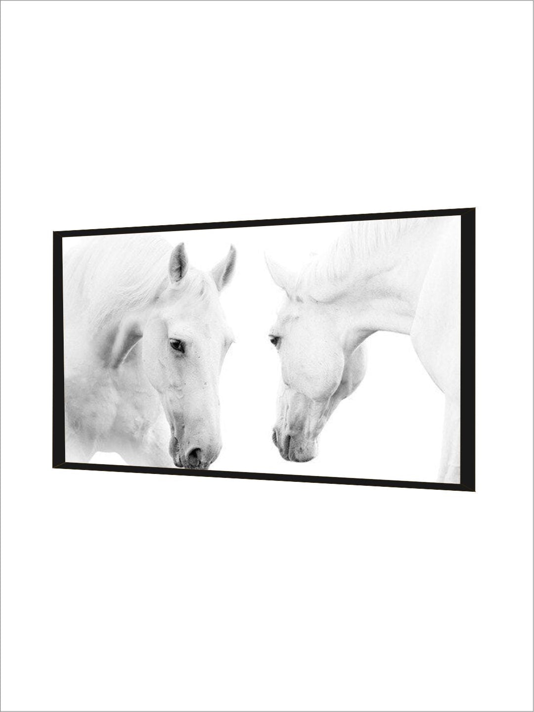 Beautiful White Horse Posters Modern Stylish Black White Nordic Canvas Prints Pictures For Modern Home Living Room Paintings Bedroom Decor
