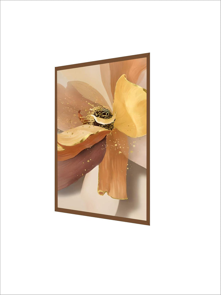 Big Floral Modern Abstract Wall Art Fine Art Canvas Prints Blue Jade Orange Yellow Flowers Pictures For Luxury Living Room Nordic Botanical Art Decor