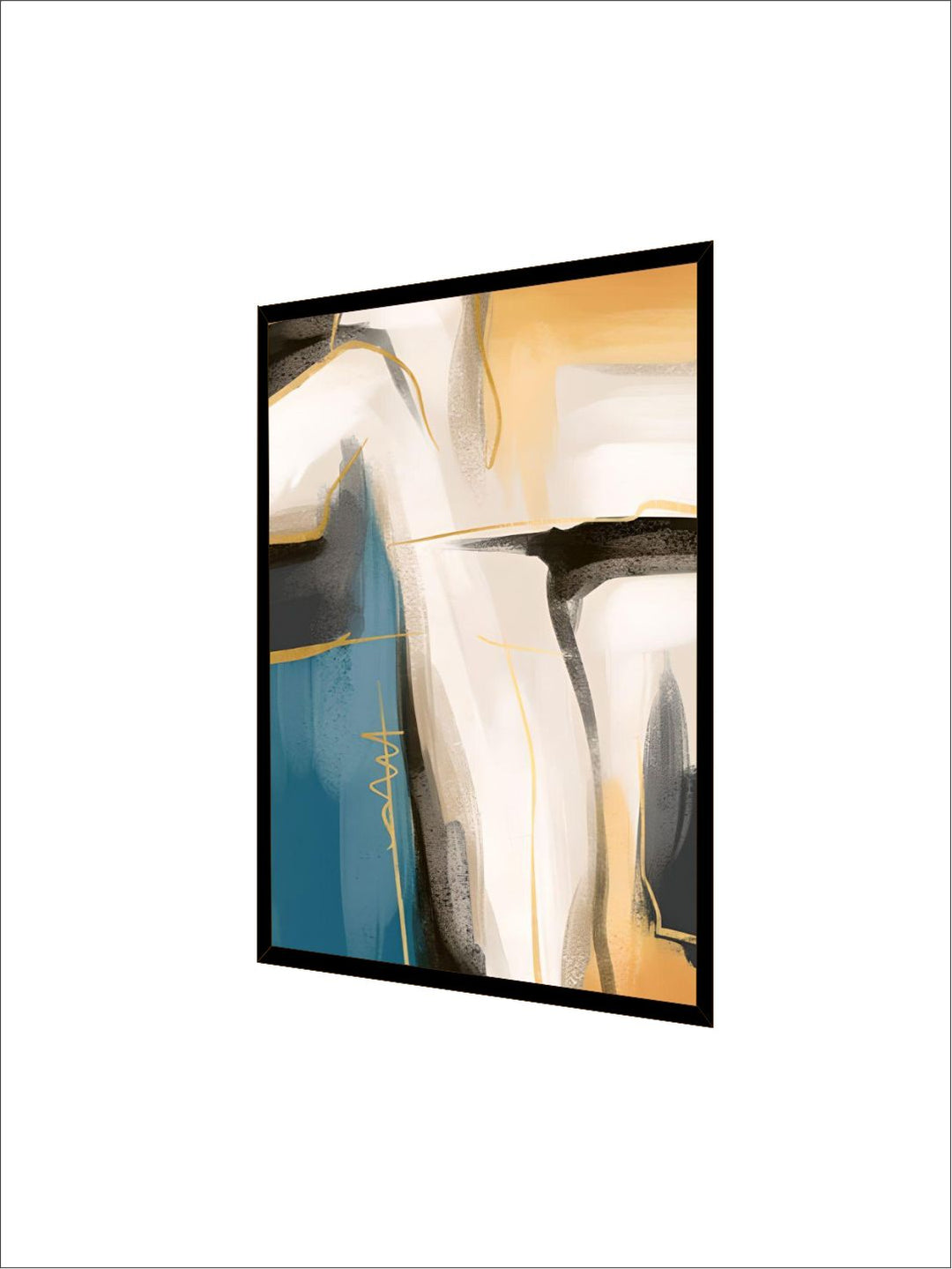 Modern Nordic Abstract Elements Vertical Format Wall Art Fine Art Canvas Prints Pictures For Entrance Hallway Living Room Home Office Decor