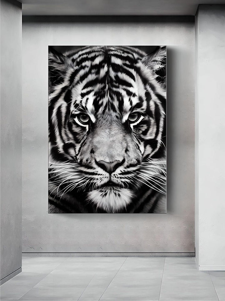 Black & White Wild Animals Wall Art Minimalist Nordic Style Fine Art Canvas Prints Modern Pictures Of Nature For Living Room Bedroom Home Office Decor