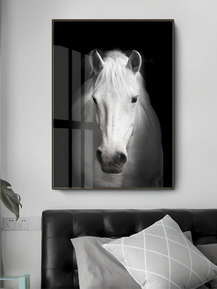 Black & White Wild Animals Wall Art Minimalist Nordic Style Fine Art Canvas Prints Modern Pictures Of Nature For Living Room Bedroom Home Office Decor
