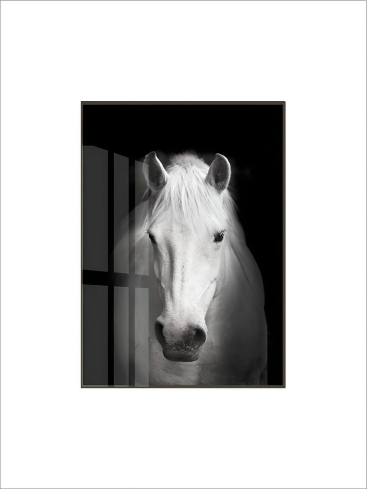 Black & White Wild Animals Wall Art Minimalist Nordic Style Fine Art Canvas Prints Modern Pictures Of Nature For Living Room Bedroom Home Office Decor