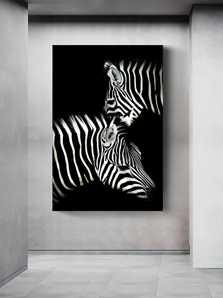 Black & White Wild Animals Wall Art Minimalist Nordic Style Fine Art Canvas Prints Modern Pictures Of Nature For Living Room Bedroom Home Office Decor